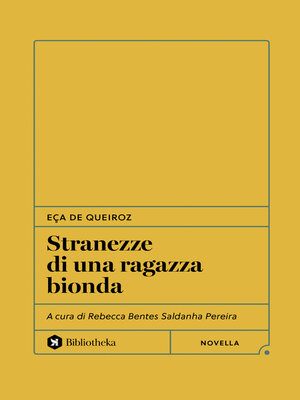 cover image of Stranezze di una ragazza bionda